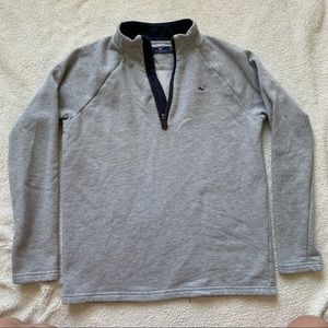 Vineyard Vines quarter zip crewneck sweatshirt size L